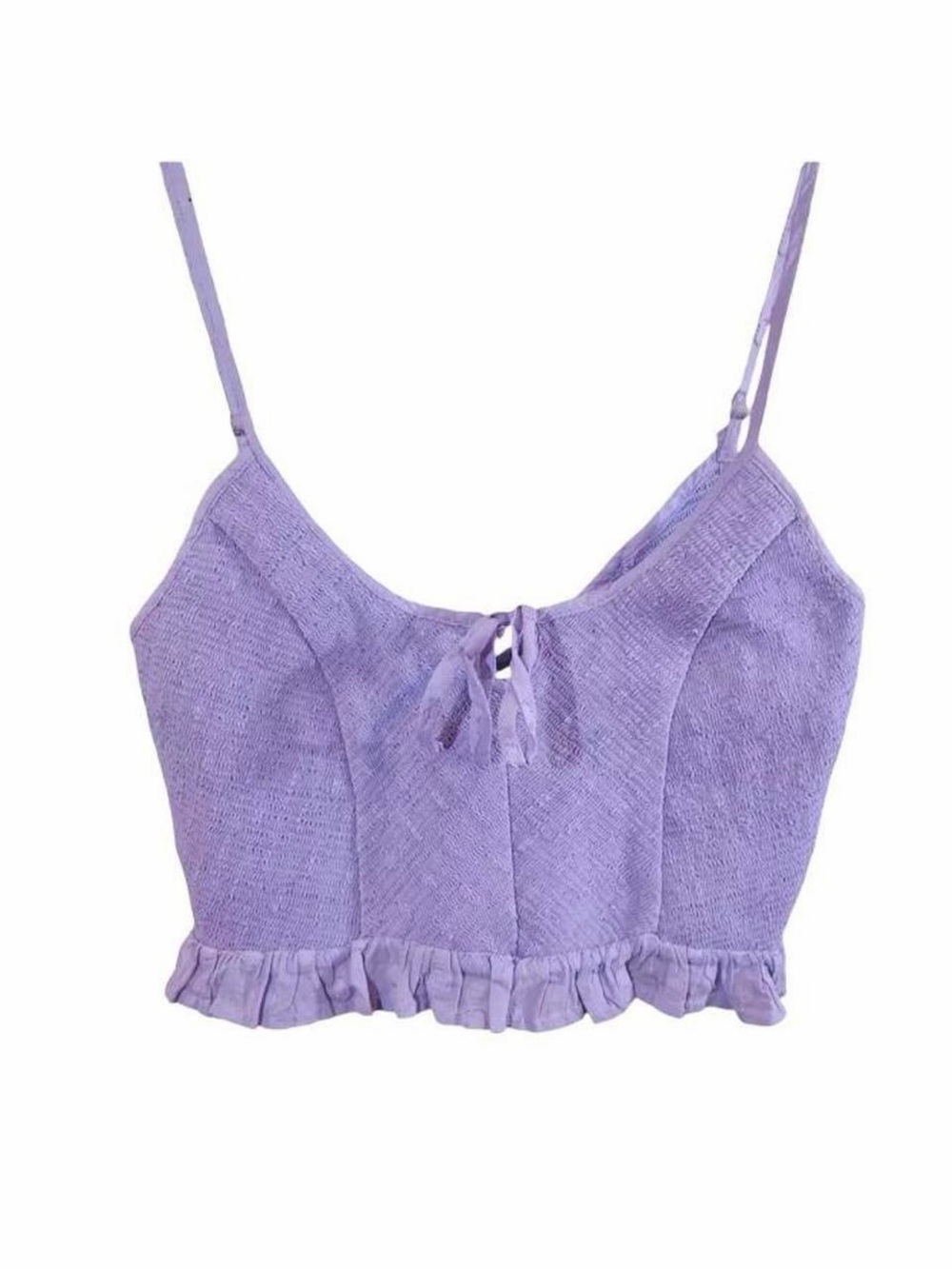 Urban Outfitters Janae Purple Corset Top - Medium
